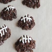 Chocolate Football Cereal Cookies image