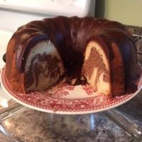 Old-Fashioned Marble Pound Cake & Chocolate Glaze_image