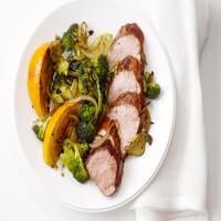Five-Spice Pork With Roasted Oranges and Broccoli image