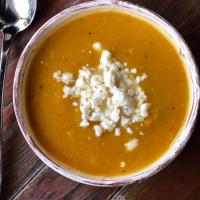 Pumpkin and Pear Bisque with Goat Cheese_image