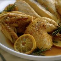 Butterflied Roast Chicken with Lemon and Rosemary_image