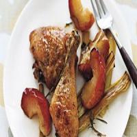 Roasted Chicken, Apples, and Leeks_image