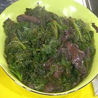 Kale and Portobello Mushrooms_image