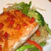 Salmon With Ginger and Orange Sauce image