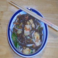 Soba Noodle Salad With Vegetables and Tofu_image