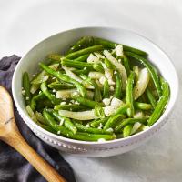 Fresh Green Beans, Fennel, and Feta Cheese image