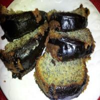 Banana, Poppy Seed Bundt Cake with Chocolate Glaze_image
