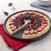 Fourth of July Fruit Pizza image