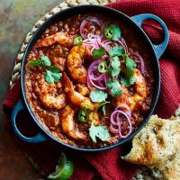 One-pot prawn & lentil curry image
