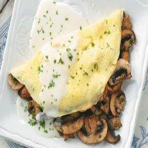 Fines Herbes & Mushroom Omelets Deluxe Recipe_image