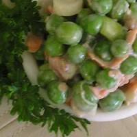 Pea Salad with Creamy Dressing_image