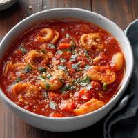 Tomato Basil Tortellini Soup image