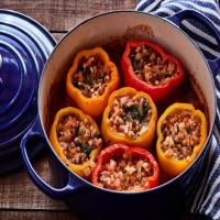 Healthy Vegetable and Couscous Stuffed Peppers_image