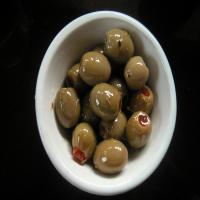Marinated Green Olives image