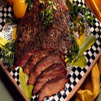 Smoked Four-Pepper Beef Brisket_image