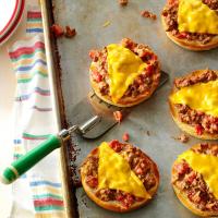 Broiled Pizza Burgers image