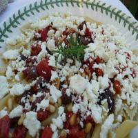 Bow Tie Pasta With Feta, Pine Nuts and Tomatoes image