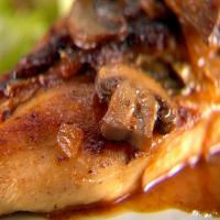 Grilled Chicken with White Wine Mushroom Sauce image