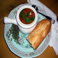 Simple Tomato-Spinach-White Bean Soup image