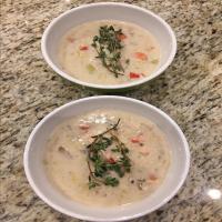 Chicken and Wild Rice Soup with Leeks image