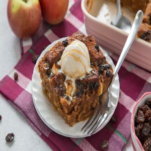 Apple Gingerbread Bread Pudding image