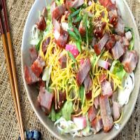 Japanese Somen Salad With Sweet and Sour Dressing_image