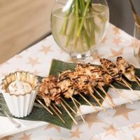 Grilled Chicken Skewers with Lemon and Honey image