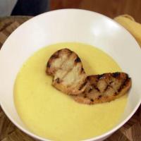 Beer Cheese Soup with Garlic Butter Crostini_image