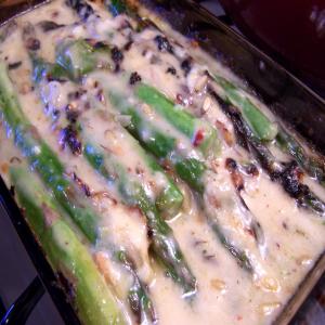 Spicy and Sweet Cheesy Asparagus_image