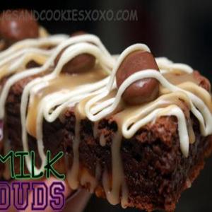 Milk Dud Caramel Brownies_image