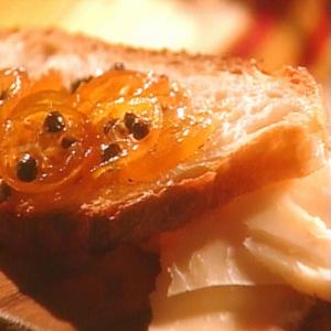 Kumquat-Peppercorn Compote with Cow's Milk Cheese_image