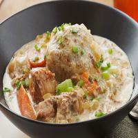 Slow-Cooked Pork Stew with Dumplings_image