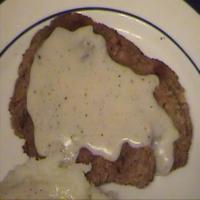 Mock Chicken Fried Steak With Milk Gravy_image