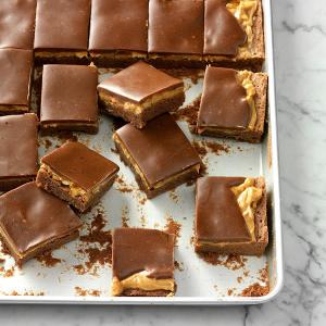 Layered Chocolate Marshmallow Peanut Butter Brownies_image