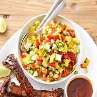 Smoky corn & avocado salsa image