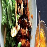 Habanero-Marinated Pork Chops With Mustard Greens Slaw Recipe_image