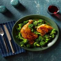 Soy-Honey Chicken With Lemon Broccoli Recipe - (4.5/5)_image