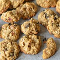 Oatmeal Brown Sugar Cookies with Raisins & Pecans_image
