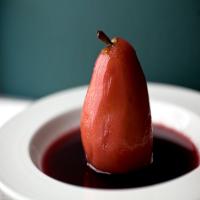 Pears Poached in Beaujolais image