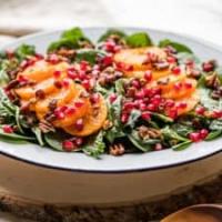 Spinach Salad with Mandarin Oranges and Warm Bacon Dressing_image