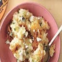 Mashed potatoes,caramelized onions & Guyere cheese_image