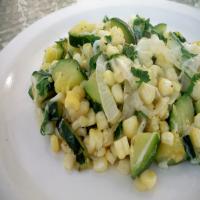 Delicious Summery Zucchini and Corn Skillet_image