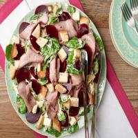10-Minute Beef-and-Beet Salad with Horseradish Dressing image