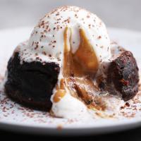 Chocolate Peanut Butter Lava Cake Recipe by Tasty image