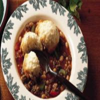 Beef Cassoulet with Herb Dumplings_image