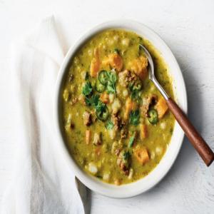 Chili Verde with Sausage and Pumpkin image