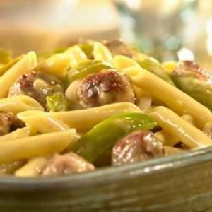 Cheddar Penne with Sausage and Peppers_image