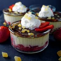 Chocolate Covered Roasted Strawberry Pots de Creme_image