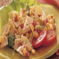 Chicken Pasta Salad with Roasted Red Pepper Dressing image