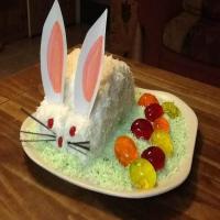Mom's Easter Bunny Cake w/Jello Eggs_image